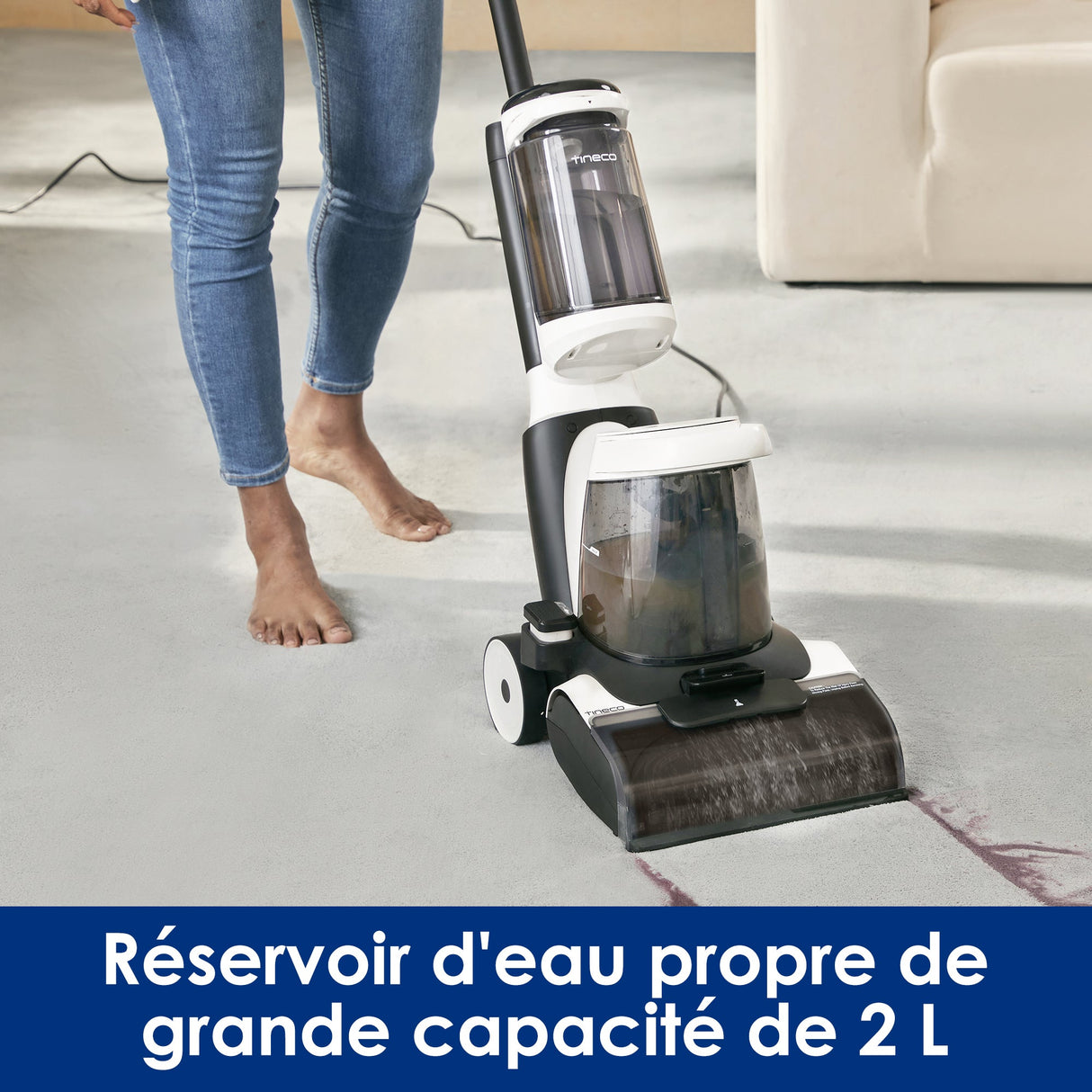 Tineco iCARPET Smart Carpet Cleaner Fresh Water Tank
