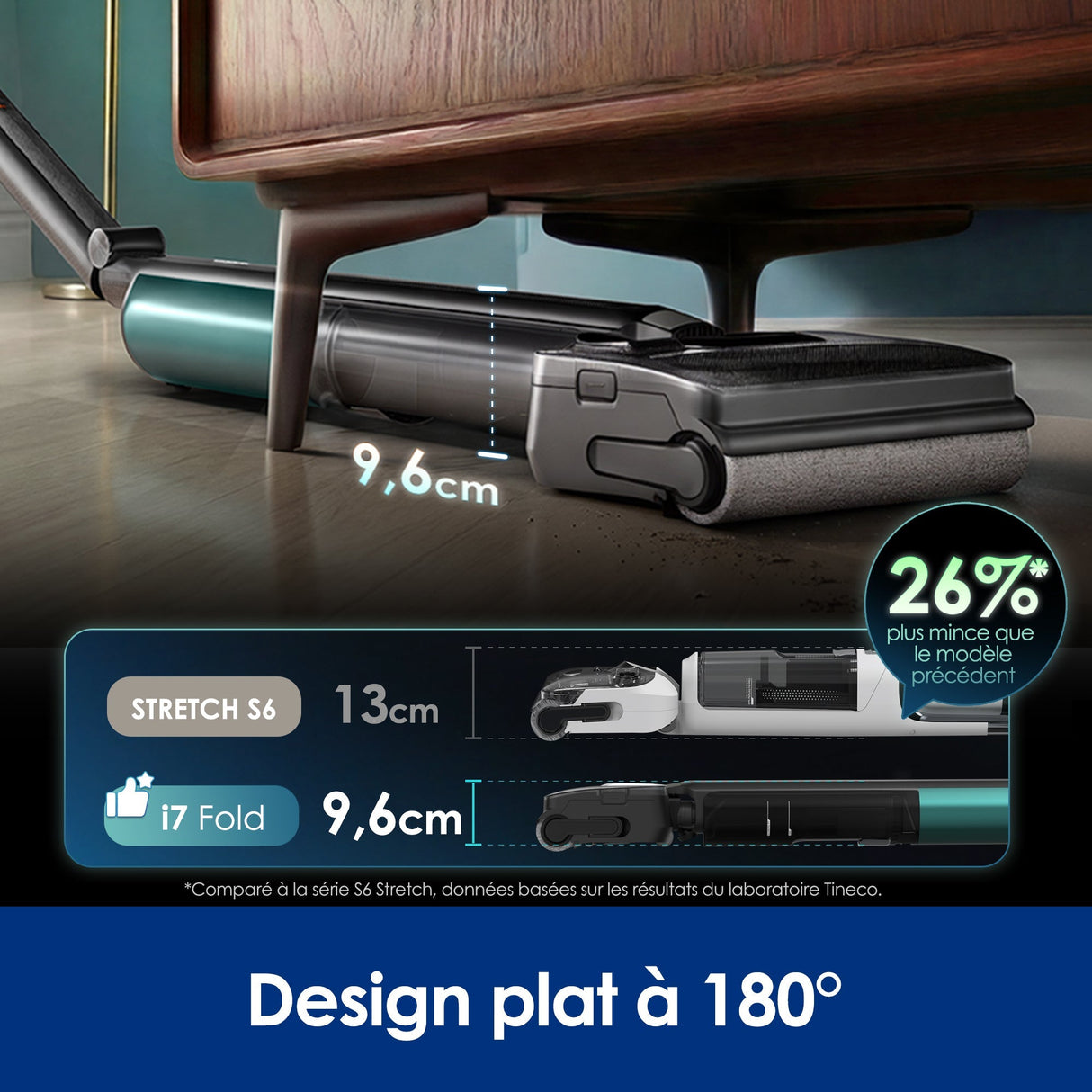 Tineco Floor One i7 Fold Cordless Wet Dry Vacuum