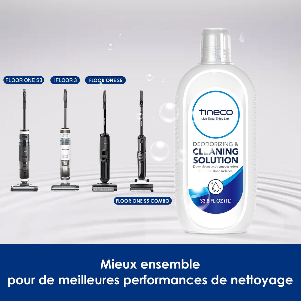 Tineco formula for Floor One S3, iFloor 3, Floor One S5 & S5 Combo, for multi-surface cleaning