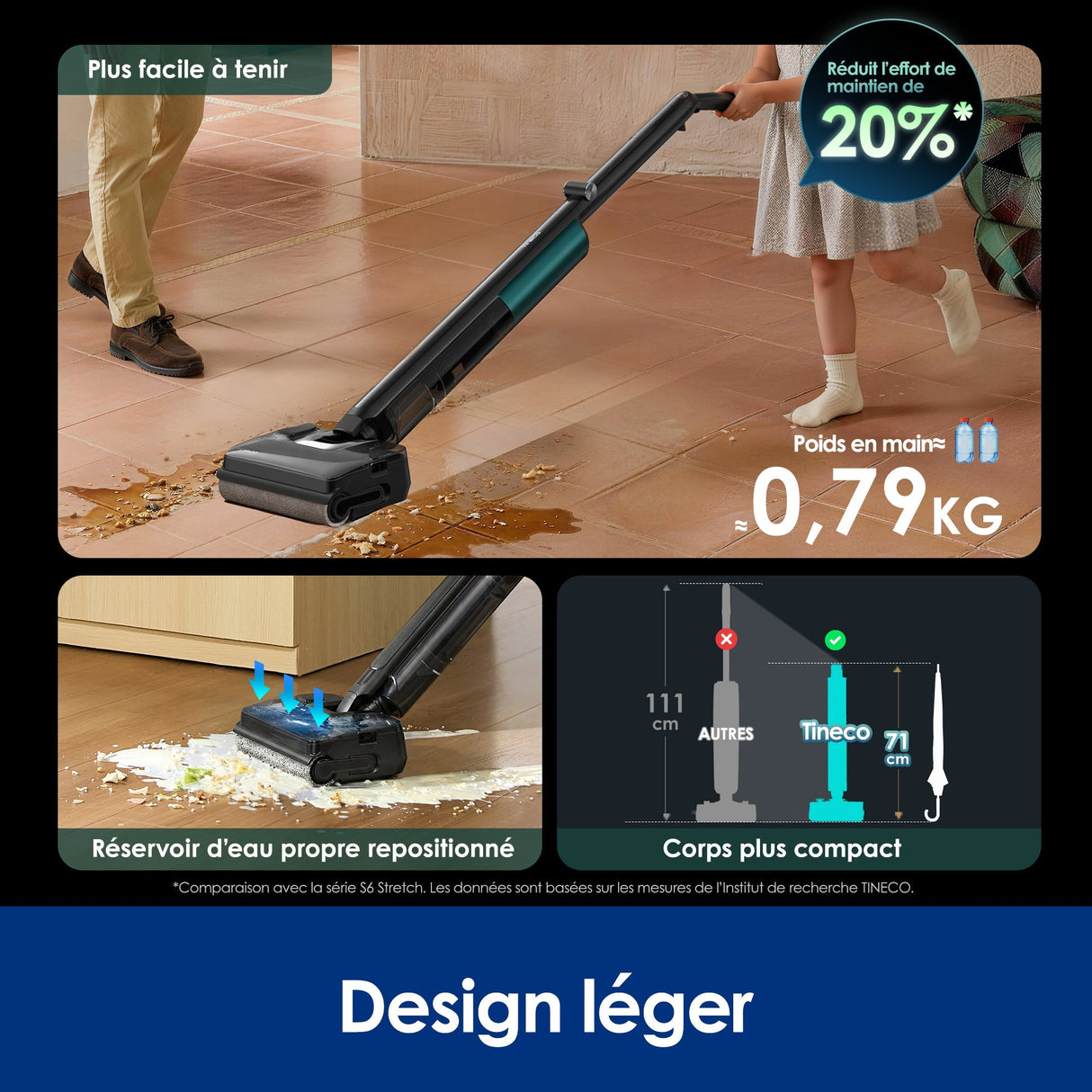Tineco Floor One i7 Fold Cordless Wet Dry Vacuum