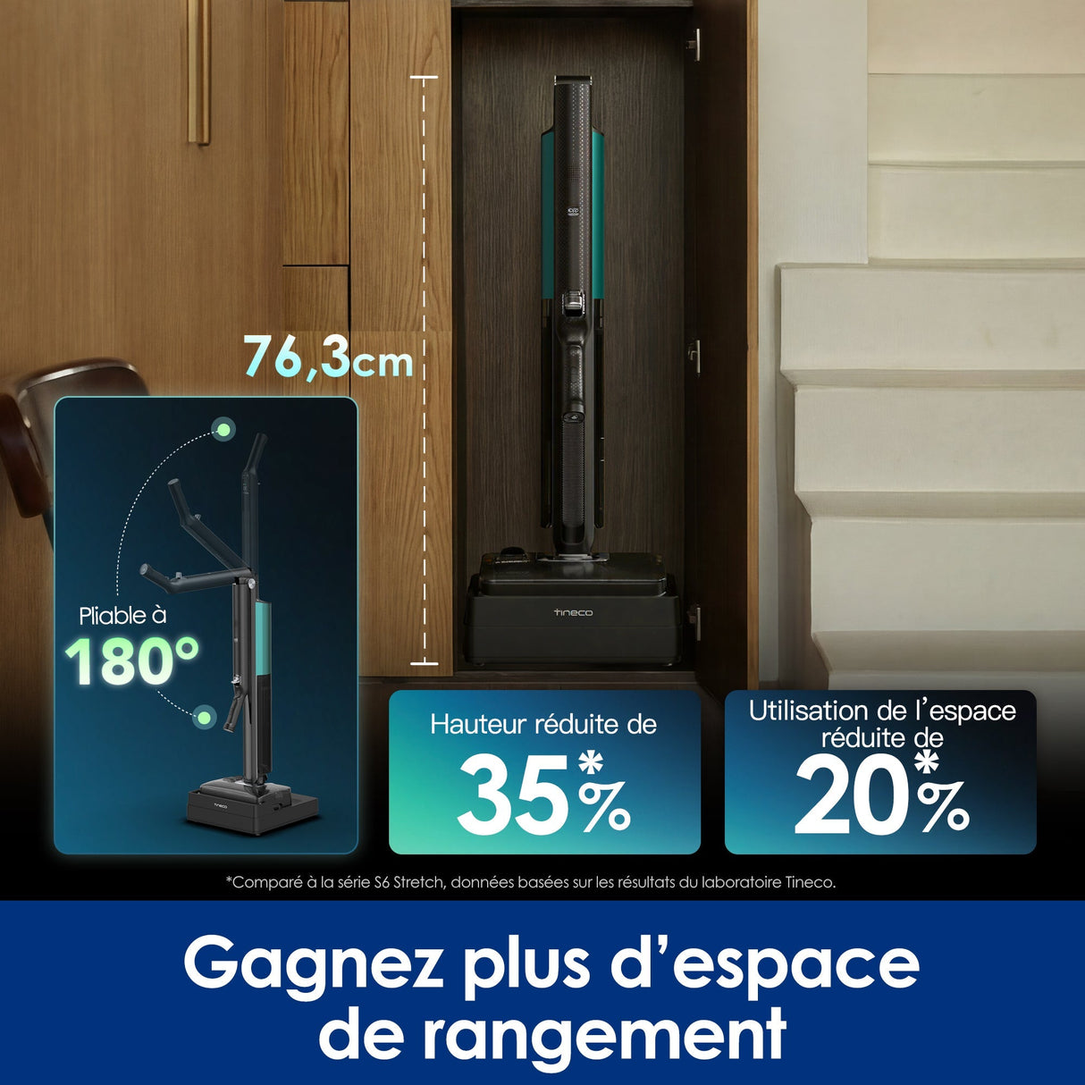 Tineco Floor One i7 Fold Cordless Wet Dry Vacuum