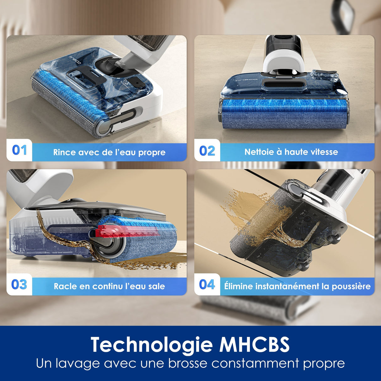 Tineco Floor ONE STRETCH S6 Wet and Dry Vacuum Cleaner Floor Washer